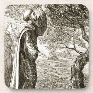 Dessous-de-verre St Le Columba change le fruit amer en bonbon, de
