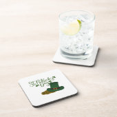Dessous-de-verre St. Patrick's Day Hard Plastic Coaster (Côté Droit)