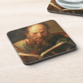 Dessous-de-verre St Paul, c.1730 (pour des images de compagnon (Côté gauche)