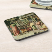 Dessous-de-verre St Paul prêchant à Athènes (bande dessinée pour le (Côté gauche)