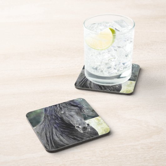 Dessous-de-verre Stallion friésienne (Côté Droit)