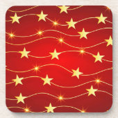 Dessous-de-verre Star Adored Ruby Motif rouge (Devant)