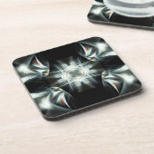 Dessous-de-verre Star ailée en noir et blanc (Côté gauche)