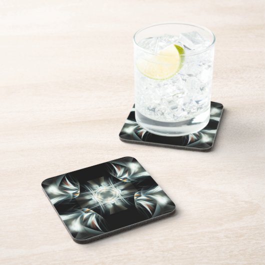 Dessous-de-verre Star ailée en noir et blanc (Côté Droit)