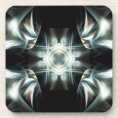 Dessous-de-verre Star ailée en noir et blanc (Devant)