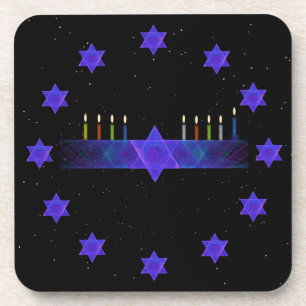 Dessous-de-verre Star Bar Menorah
