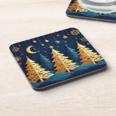 Dessous-de-verre Starlit Tree Dream – Golden Whimsy (Côté gauche)