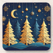 Dessous-de-verre Starlit Tree Dream – Golden Whimsy (Devant)