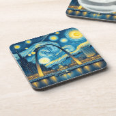 Dessous-de-verre Starry Night St. Louis Missouri (Côté gauche)