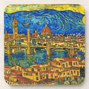 Dessous-de-verre Starry Starry Night Florence Italie