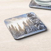 Dessous-de-verre Station de ski de Crystal Mountain, près de Mt Rai (Côté gauche)