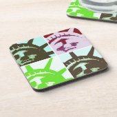 Dessous-de-verre Statue de la Liberté de la Pop Art (Côté gauche)