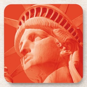 Dessous-de-verre Statue rouge de la Liberté