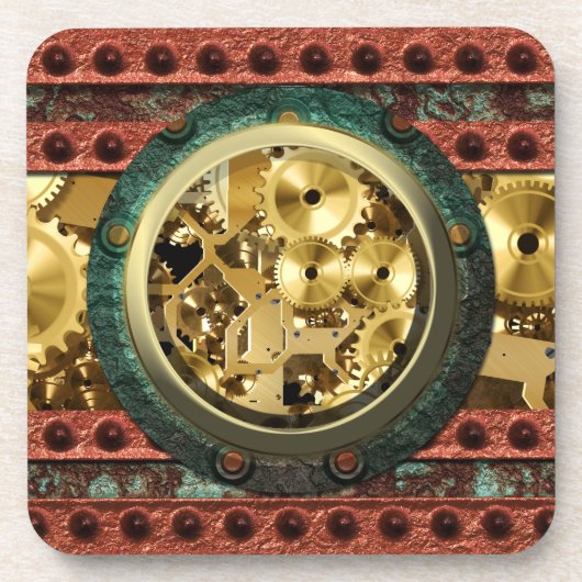 Dessous de verre Steampunk 4B (Devant)