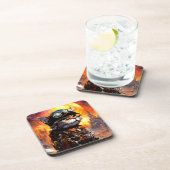 Dessous-de-verre Steampunk Cat II (Côté Droit)