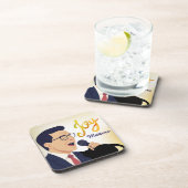 Dessous-de-verre Stephen Colbert chantant un mème Joy Matters (Côté Droit)