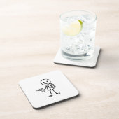 Dessous-de-verre Stickmen At Work - L'Électricien (Côté Droit)