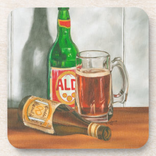 Dessous-de-verre Still Life with Beer par Jennifer Goldberger
