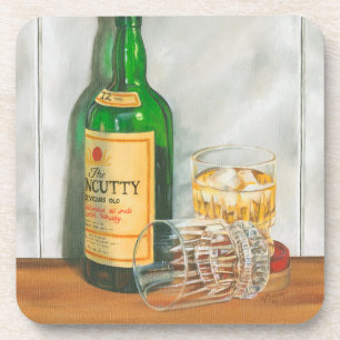 Dessous-de-verre Still Life with Scotch par Jennifer Goldberger