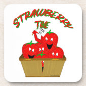 Dessous-de-verre Strawberry Time ! (Devant)