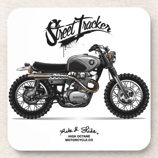 Dessous de verre Street Tracker | Ensemble de Dess (Devant)