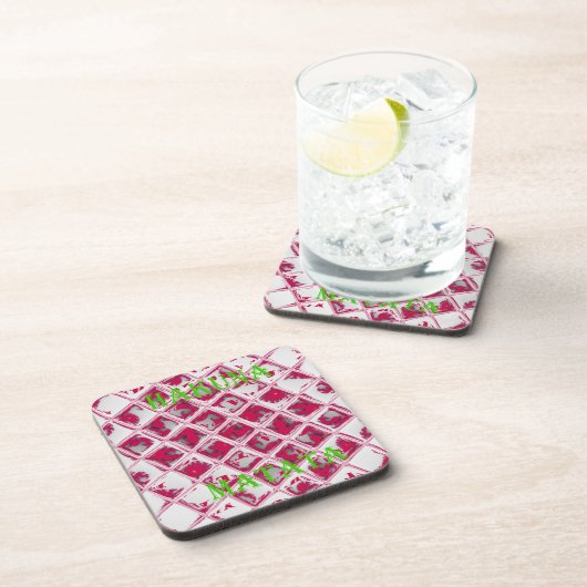 Dessous-de-verre Style Red Hakuna Matata (Côté Droit)