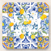 Dessous-de-verre Style sicilien, art d'été (Devant)