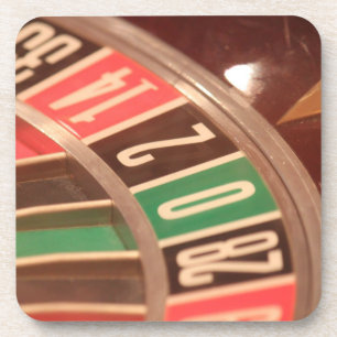 Dessous-de-verre Style vintage de jeu de roue de roulette de casino