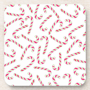 Dessous-de-verre Sucre de canne de Noël motif