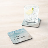 Dessous-de-verre Summer Beach Faveurs de mariage personnalisées (Côté Droit)