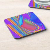 Dessous-de-verre Summerfeel, Rainbowart 3D Abstrait (Côté gauche)