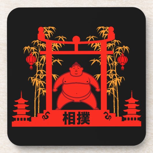 Dessous-de-verre Sumo Wrestler (Devant)