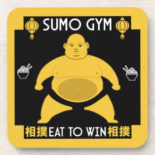 Dessous-de-verre Sumo Wrestler Drôle