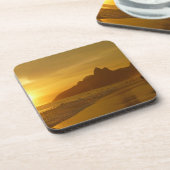 Dessous-de-verre Sun Set à Ipanema Beach Brésil (Côté gauche)