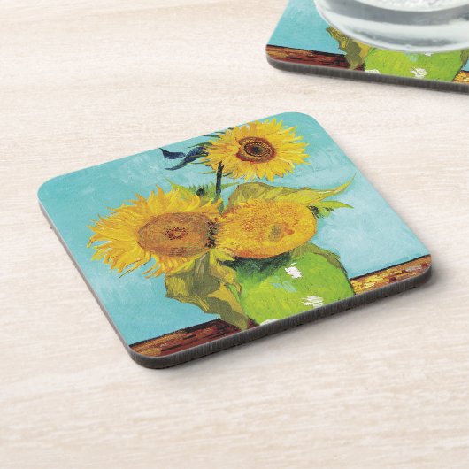 Dessous-de-verre Sunflowers Vincent van Gogh (Côté gauche)