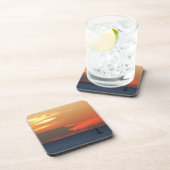 Dessous-de-verre Sunset Clouds and Sailboat Seascape (Côté Droit)