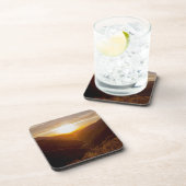 Dessous-de-verre Sunset Over Mountains (Côté Droit)