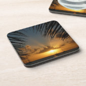 Dessous-de-verre Sunset Through Palm Fronds (Côté gauche)