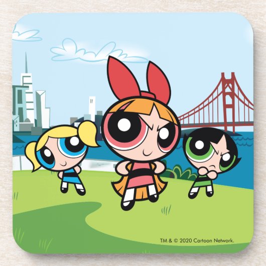 Dessous-de-verre Super Fierce Powerpuff Girls (Devant)