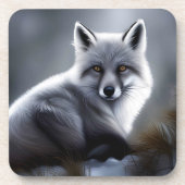 Dessous-de-verre Superbe Renard Artique (Devant)