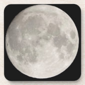 Dessous-de-verre Superlune dans le ciel noir (Devant)