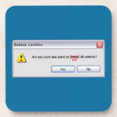 Dessous-de-verre Supprimer les cookies (Devant)