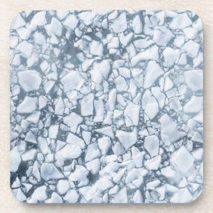 Dessous-de-verre Surface de glace fissurée (Style 6) Peinture à l'h