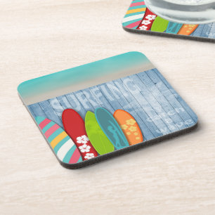Dessous-de-verre Surfboards Beverage Coaster