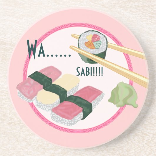 Dessous de verre Sushi Wasabi (Devant)