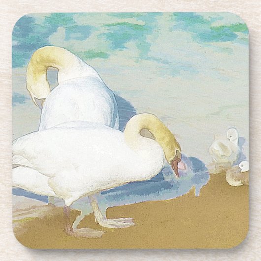 DESSOUS-DE-VERRE SWANS (Devant)