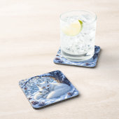 Dessous-de-verre Sweet White Foxes in the Snow (Côté Droit)