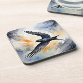 Dessous-de-verre Symbiotique Sky Dancer : Graceful Swift BIrd (Côté gauche)