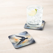 Dessous-de-verre Symbiotique Sky Dancer : Graceful Swift BIrd (Côté Droit)