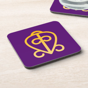 Dessous-de-verre Symbole Adinkra (Dessous de verre d'amour)